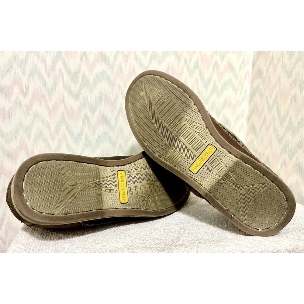Margaritaville Men's Anchor Lace Boat Shoe Brown Size 10 MG1301E